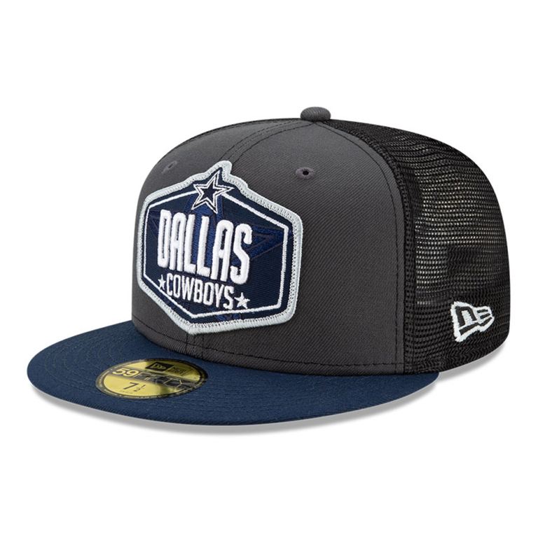 Gorras New Era 59fifty Grises - Dallas Cowboys NFL Draft 40735BZUY